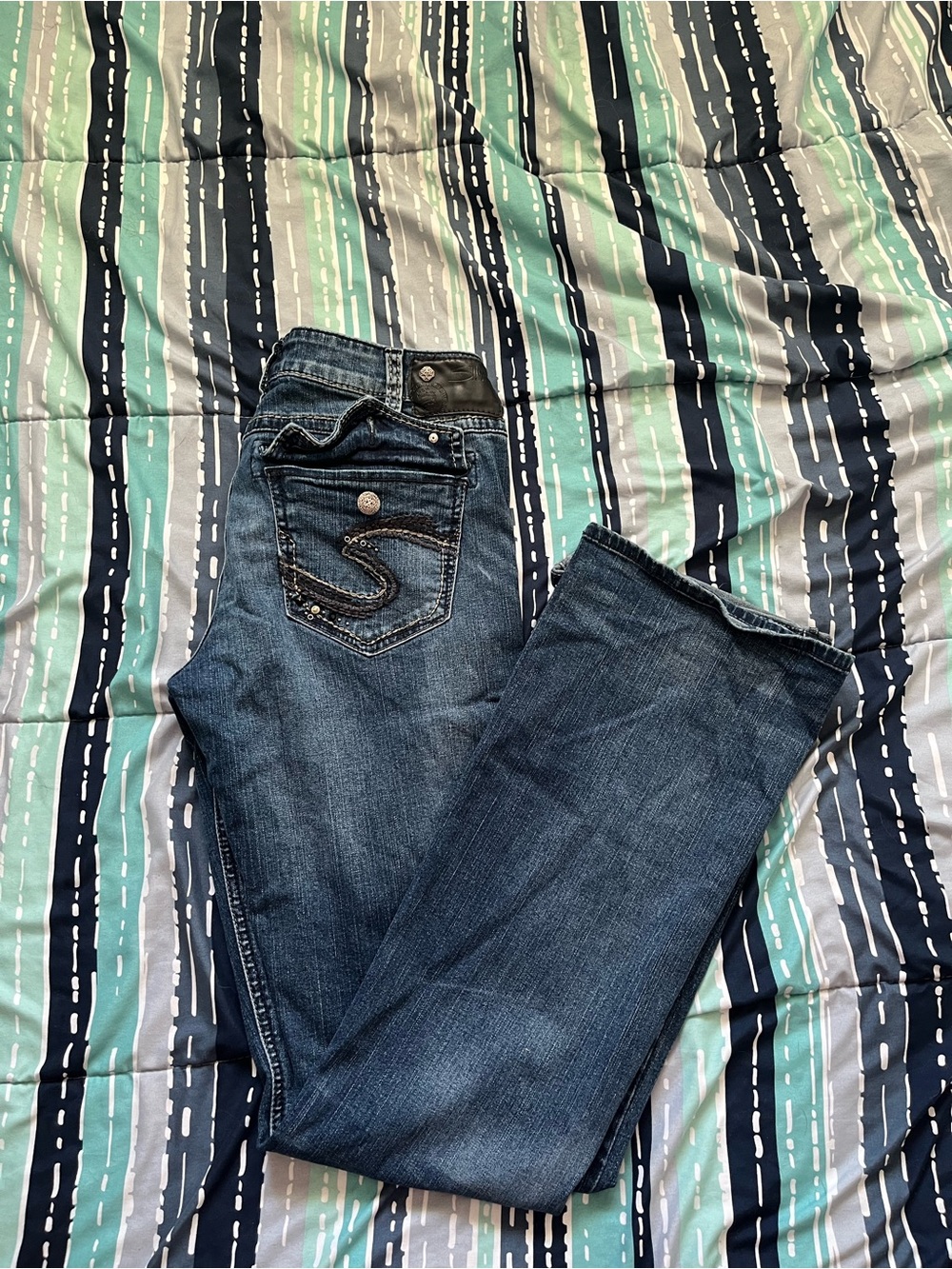 Silver jeans